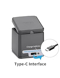 Cargador USB TELESIN 3 canales 3 ranuras de 2 piezas recargable Paquete de baterías de reemplazo AHDBT 501 1220 mAh + 3 estuches para GoPro Hero 5