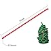 Caydo Christmas Pipe Cleaners Set, Including 120PCS Christmas Pipe Cleaners, 6 Sizes Pom Poms and 4 Sizes Wiggle Eyes for Kids DIY Arts & Crafts Projects and Christmas Decorations