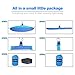 Double Camping Hammock, Lightweight Portable Nylon Parachute Hammock for Backpacking, Travel, 118Lx 79W