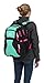 High Sierra Swerve Laptop Backpack, Black/Aquamarine/Flamingo, 19 x 13 x 7.75-Inch
