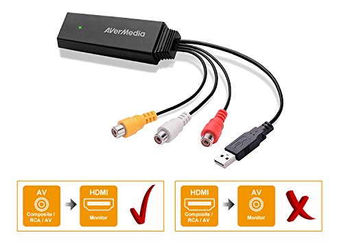 AVerMedia Video Adapter, Composite / RCA / AV to HDMI Output (ET111)