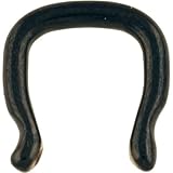 PVD Stainless Steel Septum Retainer: 14g Black