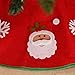 Monoche Red Christmas Tree Skirt Non-Woven Perfect for Xmas Ornaments Family Home Holiday Party Decor 60CMthumb 1