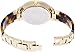 Anne Klein Women's AK/1408CHTO Premium Crystal-Accented Gold-Tone Watch with Tortoise Resin Bangle