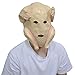 Turkey Chicken Head Mask Latex Full Head Animal Party Costumes Christmas Fancy Dress Party Masks Brown