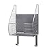 Spectrum Diversified, Heat-Resistant Ironing Board Holder Open Wire Storage Basket, Laundry Room Décor & Organization, Pewter (89375)