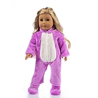 Theshy Cute Animal Jumpsuit Clothes Coat Girl Toy for 18 inch Doll Accessory Gril