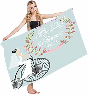 Amazon Com Mugod Beach Towel Bath Towels Bridal Shower Bride In