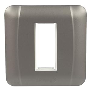Havells ORO 1 Module Vertical Cover Plate (Magnesium Grey)