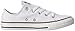 Converse Unisex-Child Chuck Taylor All Star Canvas Low Top Sneaker, Optical White, 1 M US Little Kid
