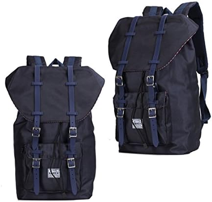 HongyuTing Vintage Laptop Backpack Travel Rucksack Casual Hiking Camping Daypack