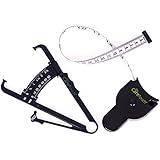 Care Touch Skinfold Body Fat Caliper Set, Measure Tape Included