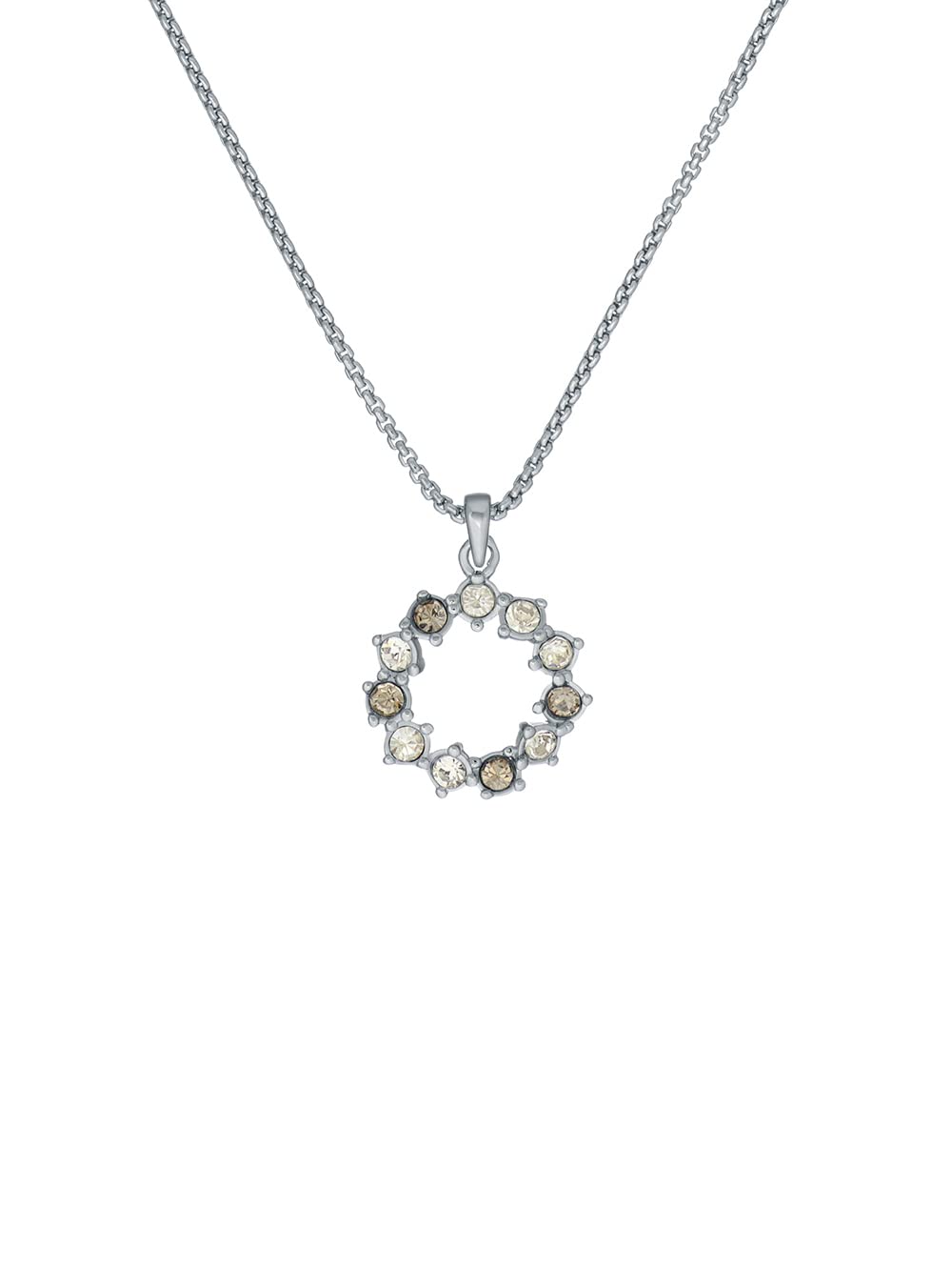 Ted Baker Cresar Crystal Hoop Pendant Necklace