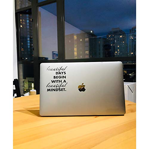 Inspirational Motivational Quote Vinyl Decal Stickers for laptops, Waterproof MacBook Stickers