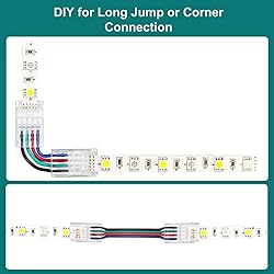 iCreating 16.4ft RGB LED Wire 22 AWG, 4Pin RGB Wire