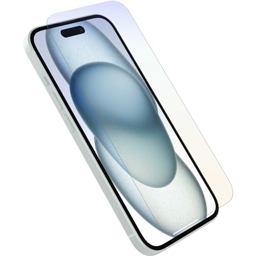 OtterBox iPhone 15 Premium Pro Screen Protector, Filters Blue Light, Precision…