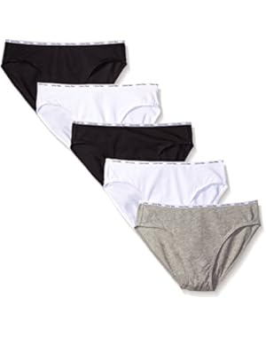 Calvin Klein Women's 5 Pack Cotton Stretch Logo Bikini