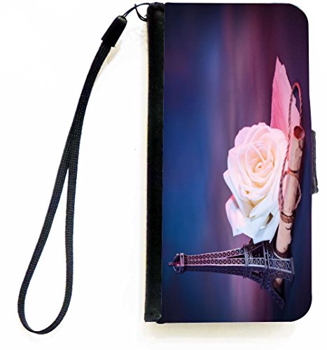Rikki Knight Parisian Romance Flip Wallet iPhoneCase with Magnetic Flap for App…