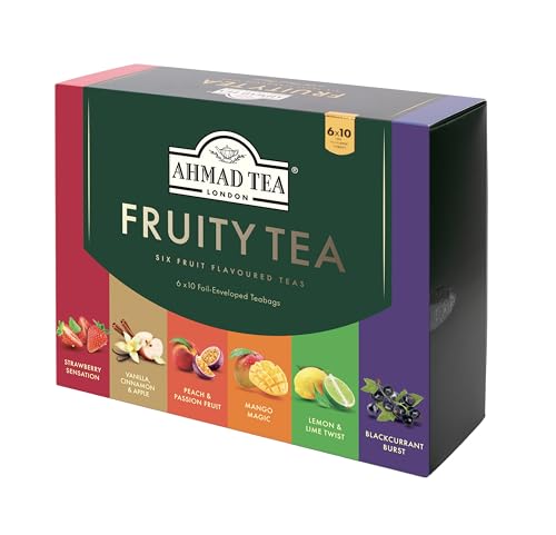 AHMAD TEA FRUITY TEA BAGS, 60 COUNT