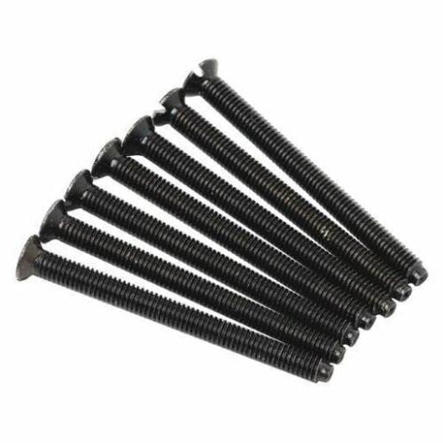 20 x Electrical Black Nickel Screws for Light Plug Socket Boxes Steel 3.5 x 50mm