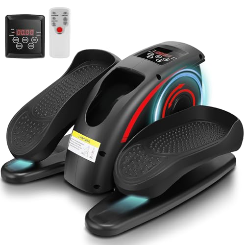 ANCHEER Under Desk Elliptical Machine, Electric Seated Pedal - Main Image