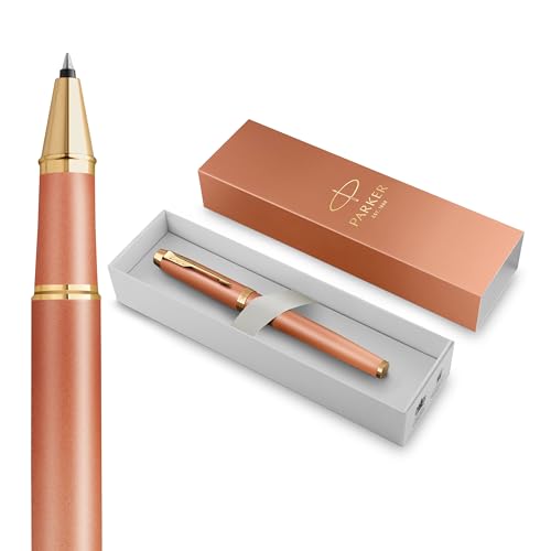 Parker IM Writing Rituals Rollerball Pen | Uplifting Orange Finish with Gradient & Gold Trims | Fine Point | Black Ink | Gift Box