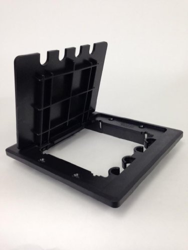 Square Hinged Access Door Grommet-Black