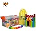RisingStar Interlocking Building Castle Blocks - Original & Fun Design Building Block Set for Cognitive Development - STEM Toys for Boys and Girls - 300 Pieces