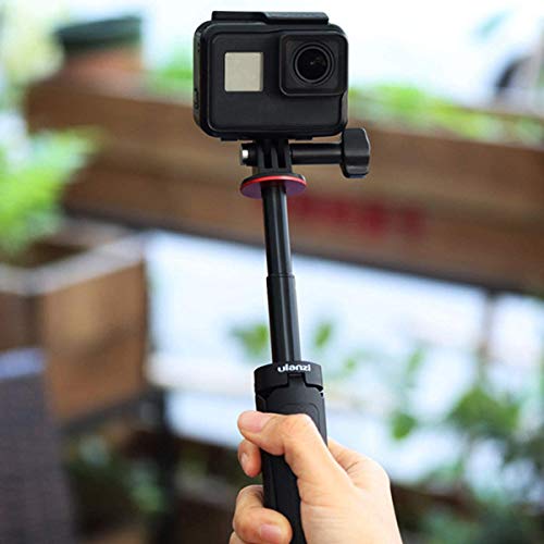Ulanzi MT-09 Extension Pole Tripod, Mini Selfie Stick Tripod Stand Handle Grip for GoPro 8 7 6 5 4 Max DJI OSMO Action Insta360 One X SJCAM Vlogging