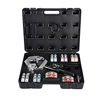 HomeCiCi 71500 A/C Hydraulic Hose Crimper Tool Kit Hand Tool Crimping Set Hose Fittings Air Conditioning Repaire Handheld Hydraulic Hose, Black