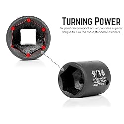NEIKO 02437A 1/4 Drive Impact Socket Set 54 Piece