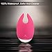 Louviva Vibrator Mini Clitoris Massager Sex Toy for Women - Cordless Vibrating Handheld Portable Massager-10 Speeds Cordless Rechargeable Waterproof.