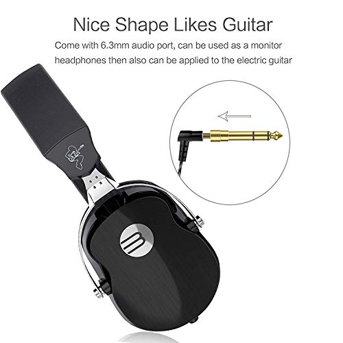 Active Noise Cancelling Headphone with Microphone, Stereo Wired Headset with Microphone & Comfortable Earpads & 12 Hours Playtime &Wired Headphones for Cellphone