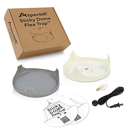 GardenHOME HR231 ASPECTEK Favored-Trapest Sticky Dome Bed Bug 2 Glue Discs.Odorless Non, White