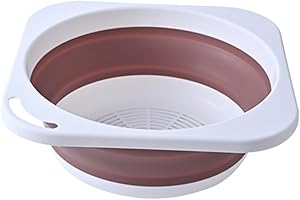 Luxshiny Wash Basin Portable Folding Basin for Wash Kitchen Cleaning