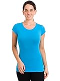 Tresics Crew Neck Cap Sleeve Tops