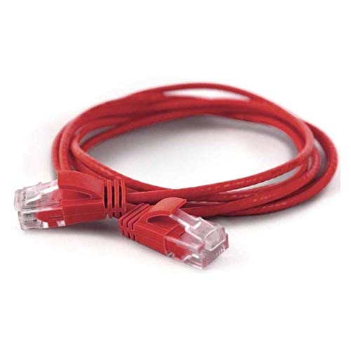 wantecWire 7269 Ultra Slim Patch Cable Red