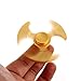 Aluminum Metal Golden Fidgets Spinner Toy, Christmas Holiday Gift, Anti-Anxiety Hand Tri-Spinner for Thanksgiving, Beruth Stress Reducer Relief, Increased Focus, Perfect for Autism ADD and ADHD Kids