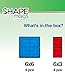 Shapemags 8 Pcs Magnet Building Tiles Magnetic Blocks - Assorted Stabilizer Set, Award Winning STEM Educational 3D Construction Blocks Set