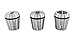 AccusizeTools - 4 mm to 26mm by 1mm ER-40 Collet 23 Pcs/Set in Fitted Strong Alu Box, #3350-0586