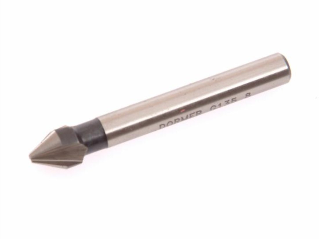 Dormer G13516.0 Series G135 HSS 60° Countersink, Bright, 16.0mm x 4.0mm x 63mm