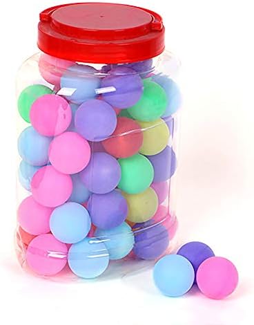 卓球 ボール ピンポン 玉 ファッション通販 レジャー 練習 用 無地 ロゴ無し プラスチック 材質 40mm オレンジ トレーニング 60個入り 試合 セット