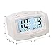 DreamSky Dual Alarm Clock with Smart Adjustable Nightlight, Snooze, Large LCD Display, Portable Battery Operated, Ascending Alarms Sound, Simple Operate Clocks for Bedroom and Kids