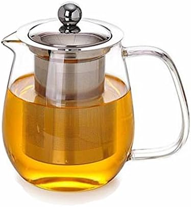 スポンサー プロダクト 600ml なつめ 耐熱ガラス ティーポット 急須 ガラス おしゃれ ステンレス茶こし付き 紅茶ポット ガラス