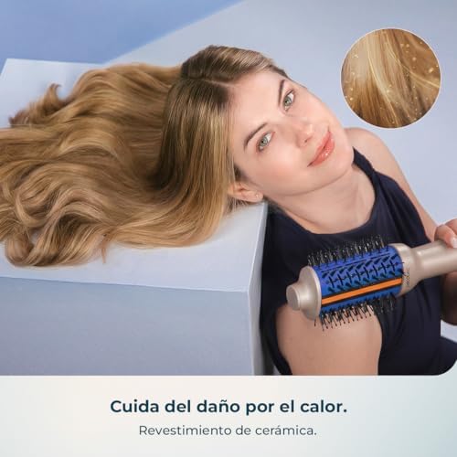 Aerografo CeramicCare i-Unique Volumizador. 1000W, tecnologia infravermelha, revestimento cerâmico, 2 velocidades, 3 temperaturas, ponta fria, cabo rotativo de 1,8 m