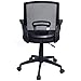 Goplus Computer Office Chair Ergonomic Mesh Desk Task Midback Swivel Chair, Black