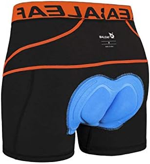 BALEAF Men’s Bike Cycling Underwear Shorts 3D Padded Bicycle MTB Liner Shorts