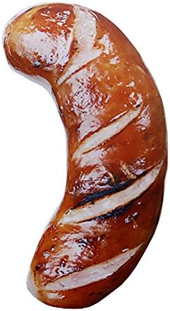 Peacewish Simulation Plush Toy Creative Food Pillow Cushion Doll Funny Birthday Festival Gift (Sausage)