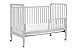 DaVinci Jenny Lind 3-in-1 Convertible Crib in Fog Grey, Removable Wheels, Greenguard Gold Certified