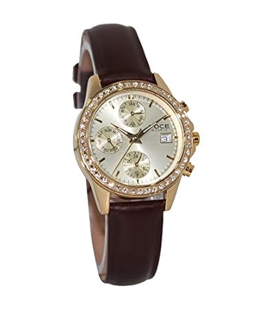 FOCE Fashion Chronograph Gold Womens Watch - F2112S2